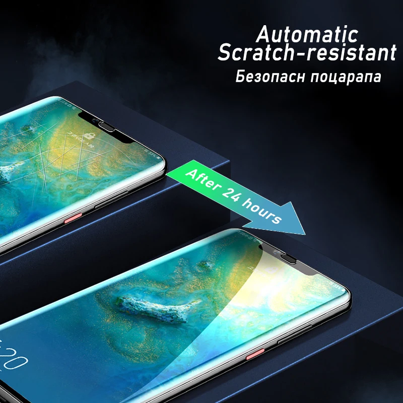 Гидрогелевая пленка 20D для Huawei P20 P30 Lite Pro Mate 20 30 Y6 2019 защитная не стекло | Мобильные