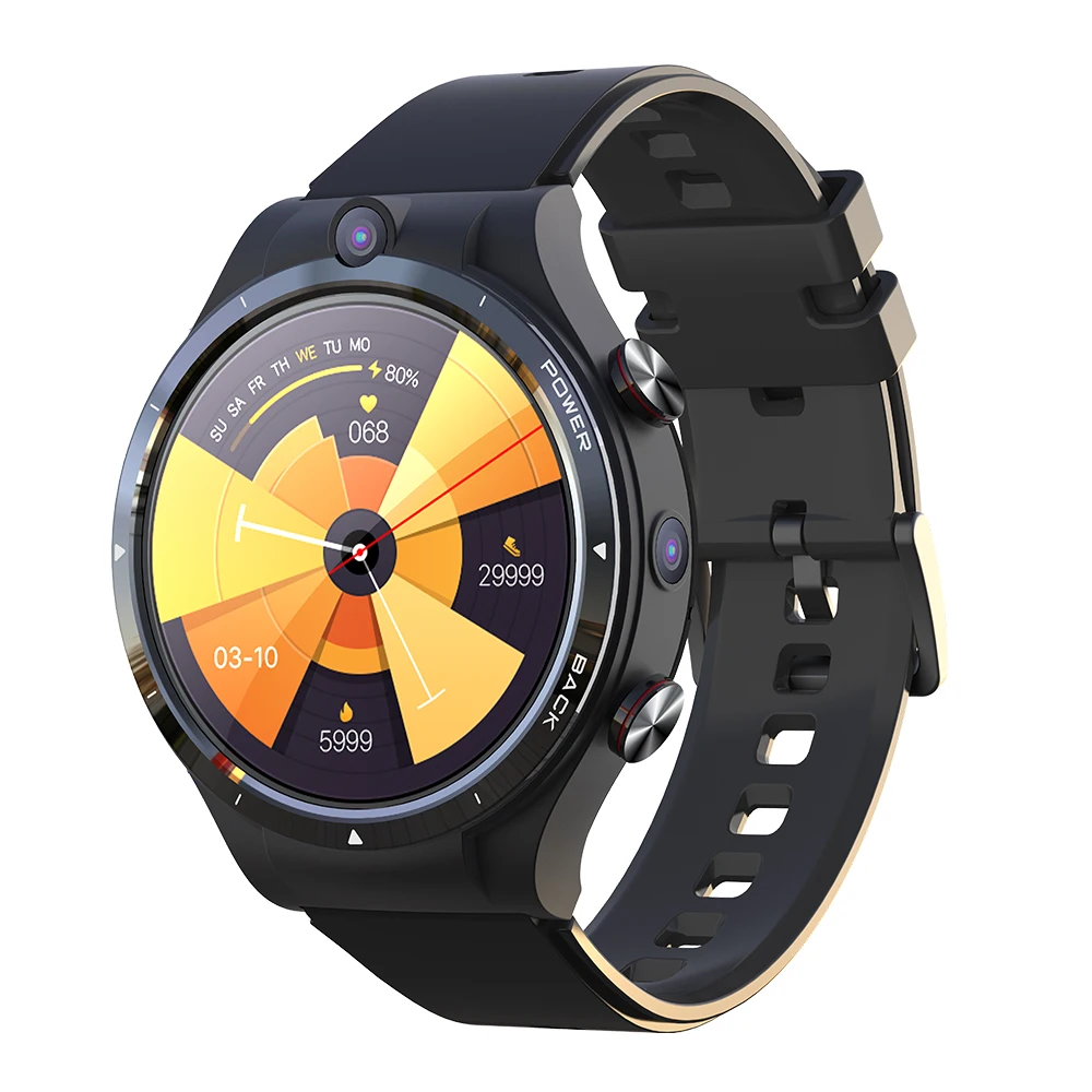 

LEM15 Smart Watch 4G Android 10.7 Helio P22 Chip 4G 128GB LTE 4G SIM 900mAh Power Bank 2021 Dual Camera for Men