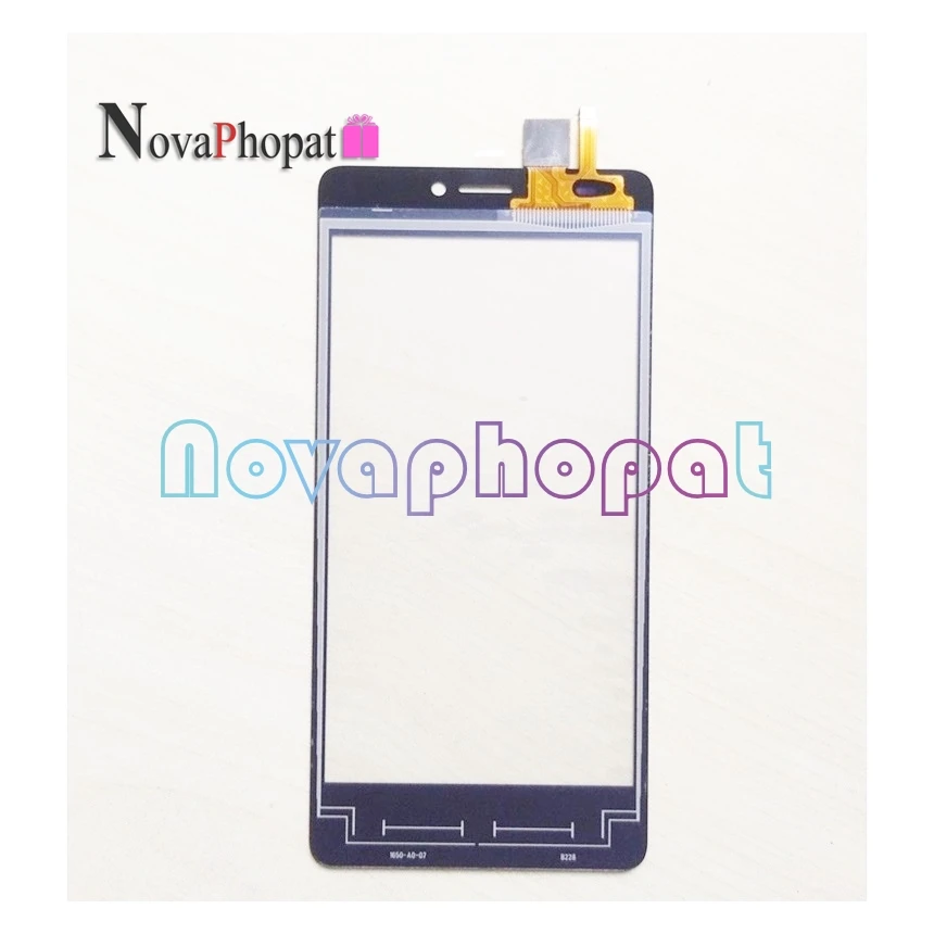 Novaphopat Черный сенсорный экран для BQ BQ-5057 Strike 2 BQ 5057/BQ-5005L BQ5005L BQ 5005L сенсорный экран дигитайзер+ трек