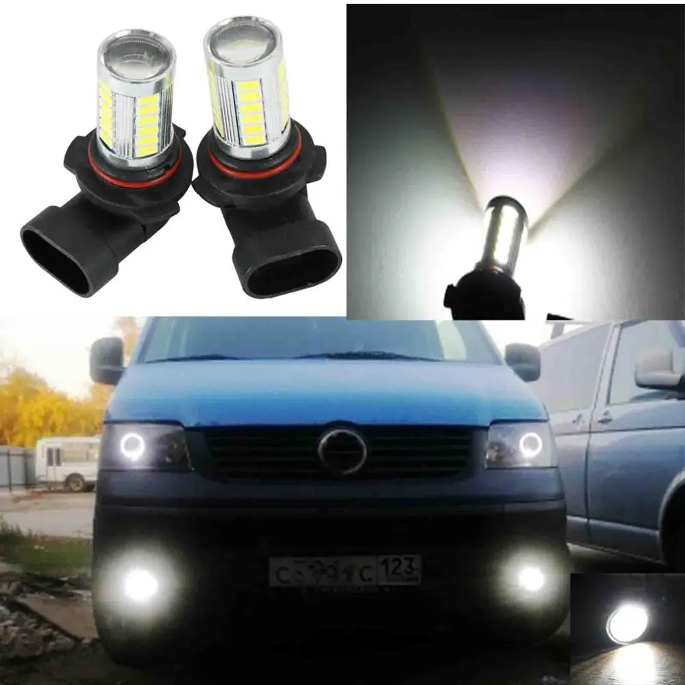 2 шт. для VW Transporter Multivan Caravelle T5 T6 2010 2011 2012 2013 2014 2015 светодиодный туман светильник