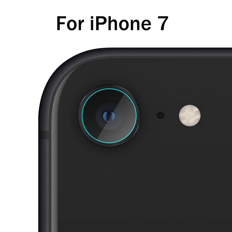 2 шт. объектив камеры закаленное стекло для iPhone 11 Pro MAX XR XS X Объектив Защитная пленка для экрана крышка для iPhone 8X7 11 Pro Max 11Pro - Цвет: For iPhone 7
