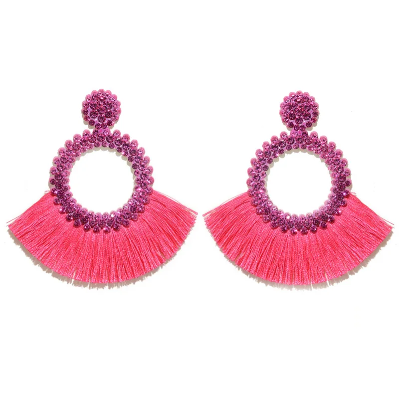 Европейская и американская мода креативные новые богемные серьги женские ручной