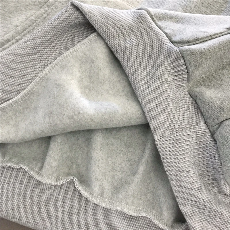 

NEW Hoodies Women Letter Embroidery Velvet Big Pocket Solid Hooded Thickening Pullover Womens Loose Simple All-match Students Bf