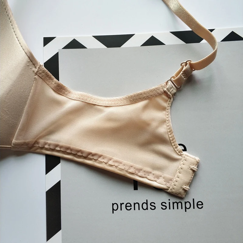 

Seamless Sexy Bra Bralette For Women Solid Color Wire Free Push Up Bra Brassiere Female Deep V Intimates Lingerie Underwear
