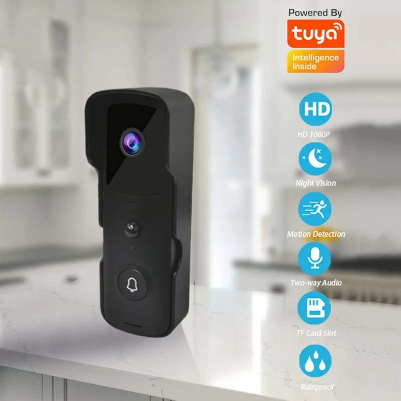 

WiFi Video Smart Doorbell Visual Intercom Chime Night Vision IP Door Bell Camera