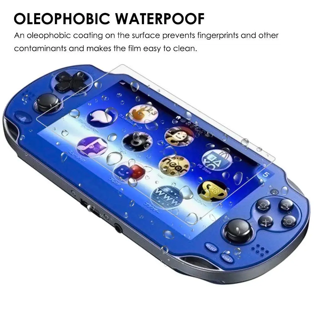 

PSV1000 Tempered Glass Clear Full HD Screen Protector Cover Protective Film Guard HD scratch resistant Psvita PS Vita PSV 1000