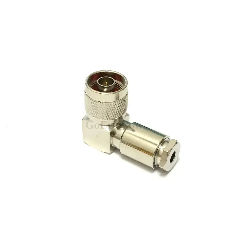 10 шт. RF Коаксиальный N образный зажим штекер прямоугольный радиочастотный Разъем