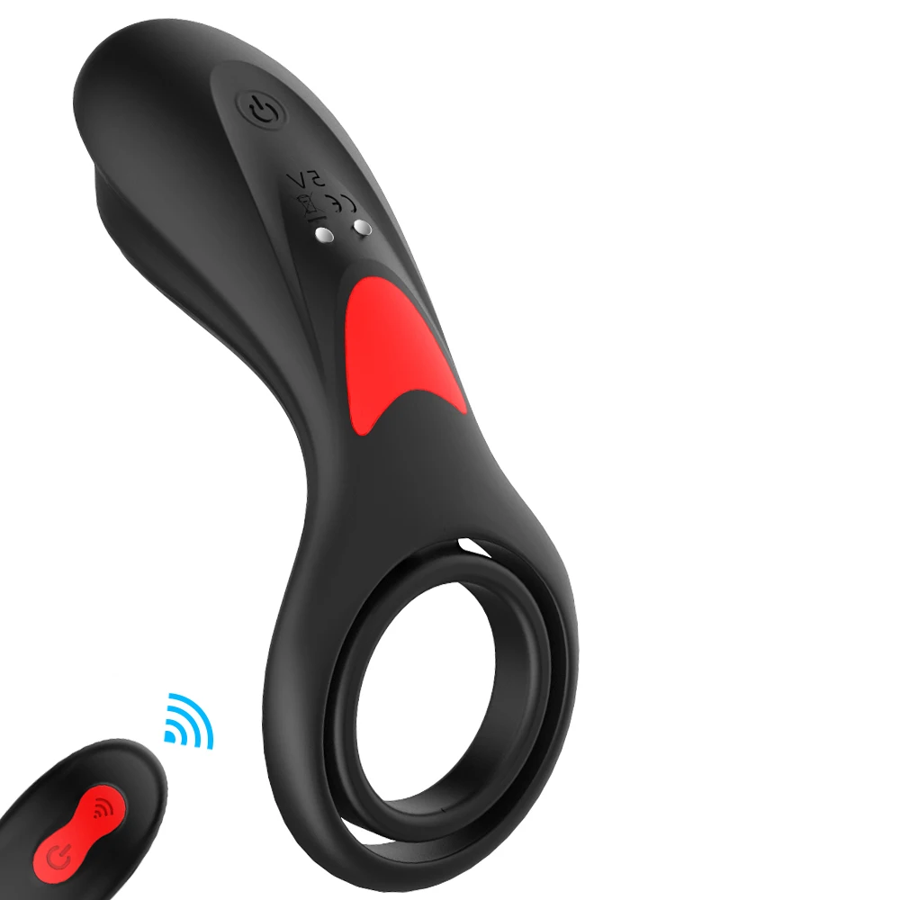 Вибрирующее кольцо на пенис секс игрушки для пар с дистанционным управлением