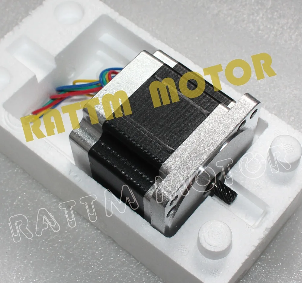 4-свинец NEMA34 снижение Шестерни коробка шаговый двигатель 66 мм 4A соотношение 1:15 |