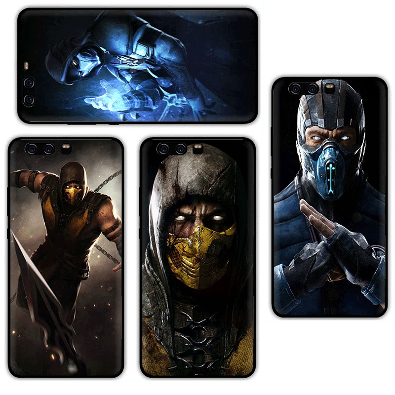 Мягкий ТПУ силиконовый чехол для телефона Mortal Kombat Pretty Huawei P8 P9 P10 P20 P30 Pro Lite Mini P