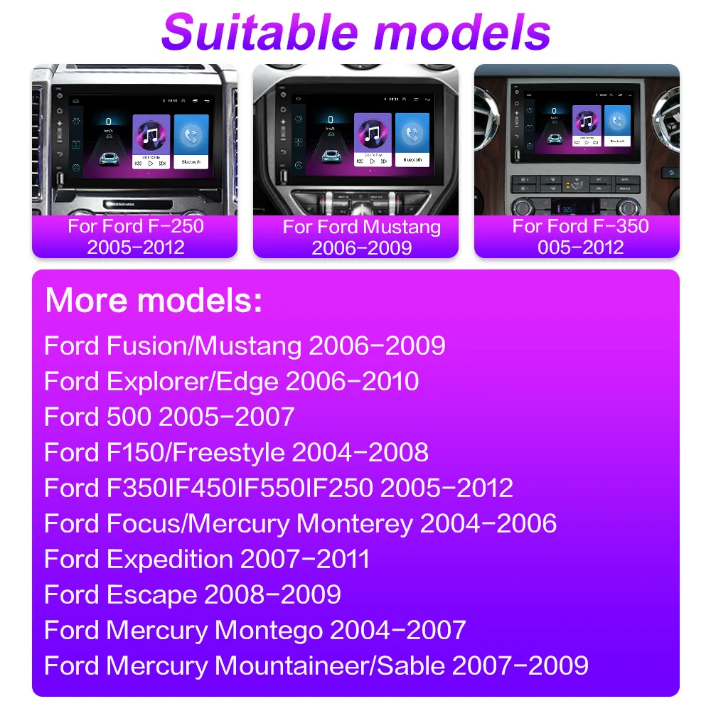 Easteregg 7 &quot2Din Android для Ford F150 F250 F350 500 Explorer Focus Fusion Mustang Edge Авторадио WIFIGPS навигация