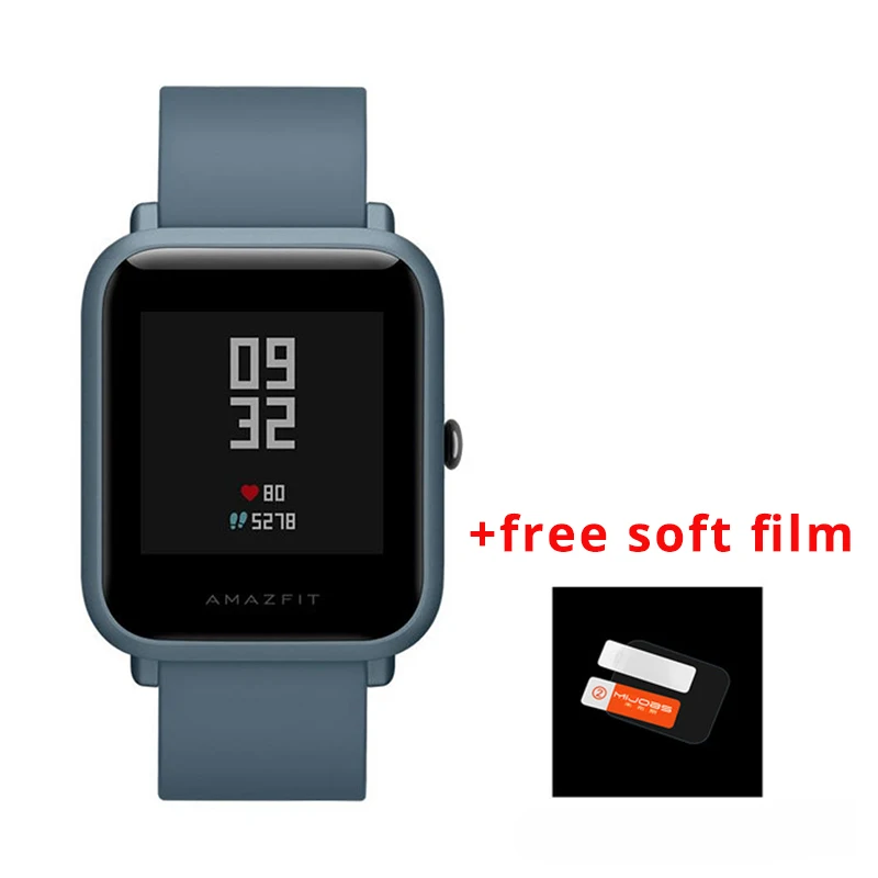 dark blue ES глобальная версия Xiaomi Huami Amazfit Bip Lite Смарт-часы 45 дней Срок службы батареи 3ATM в соответствии со стандартом водонепроницаемости Смарт-часы с Bluetooth - Цвет: dark blue