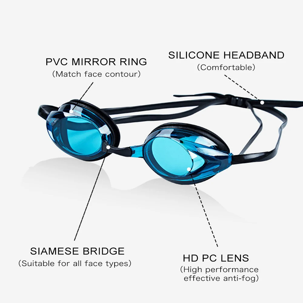 DMAR профессиональные очки для плавания анти-туман УФ с ушной затычкой мужчин и