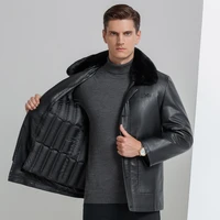 mens leather jacket pu leather jackets motorcycle jacket coat men