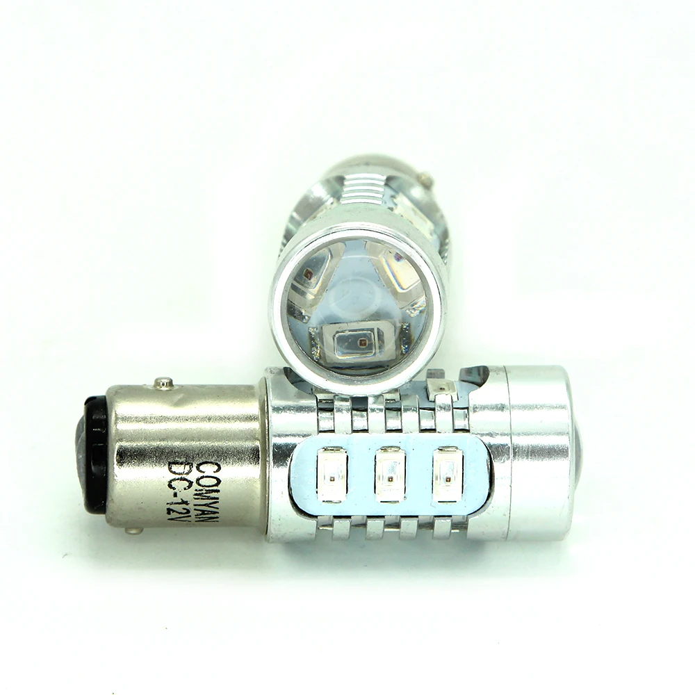 JGAUT 1 пара 1157 BA15S 5730 15 SMD белый противотуманный задний указатель поворота 5 Вт