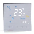 Голосовой интеллектуальный регулятор температуры с Wi-Fi, комнатный термостат, цифровой программируемый контроллер для кондиционера, четыре трубки