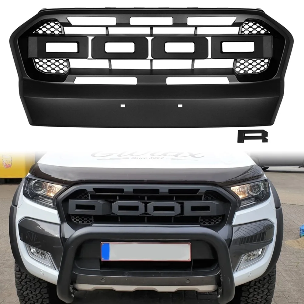 Решетка для гриля Ford Ranger T7 T8 Xl Xlt Wildtrak Mk3 сетчатая 2015 2021|Гоночные решетки| |