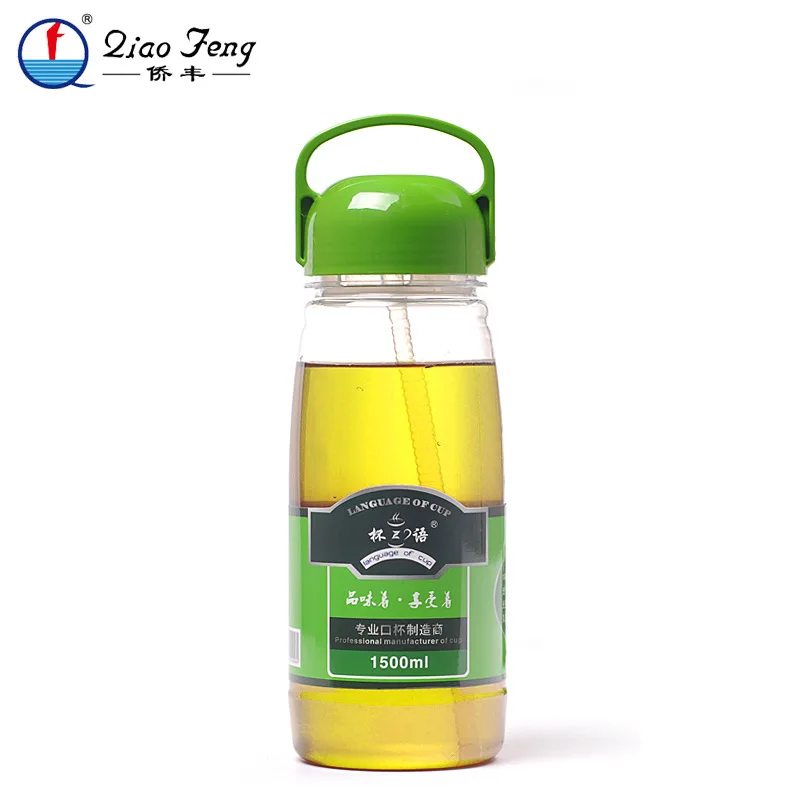 Соломенные пластиковые спортивные бутылки для воды прозрачные модные летние