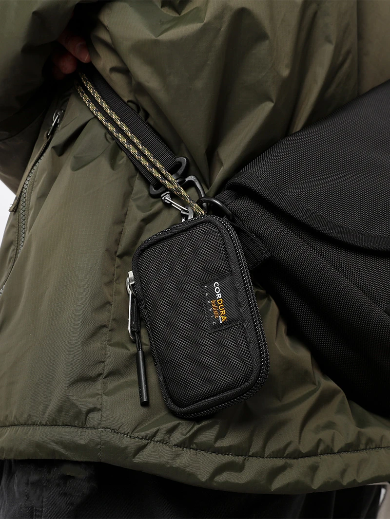 Нейлоновый тканевый кошелек для ключей Cordura, повседневный кошелек в японском стиле для ключей, водонепроницаемый кошелек, бумажник для автомобильных ключей, кошелек для монет