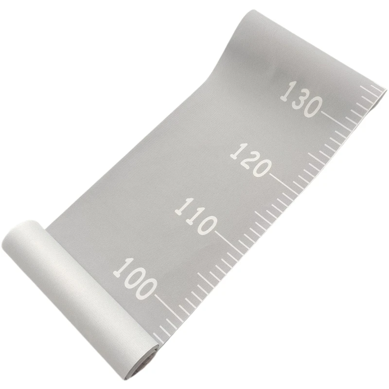 

Height Growth Chart Ruler for Kids, Wall Wood Frame Canvas Room Decor 79x7.9in R9JC