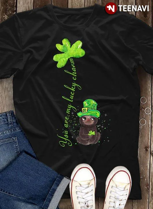 You Are Lucky Charm футболка с рисунком ленивца|Мужские футболки| |