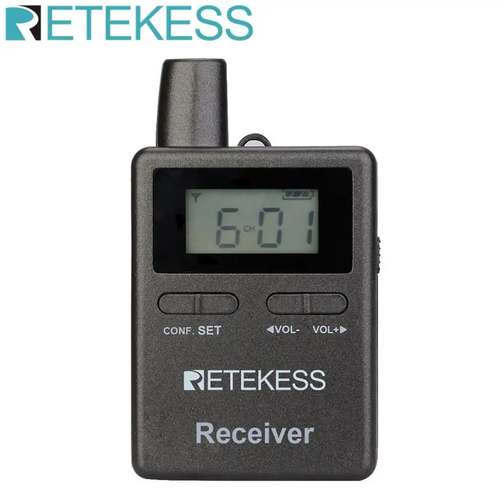Беспроводной приемник Retekess TT105 2 4 ГГц система туристического гида поездки музея