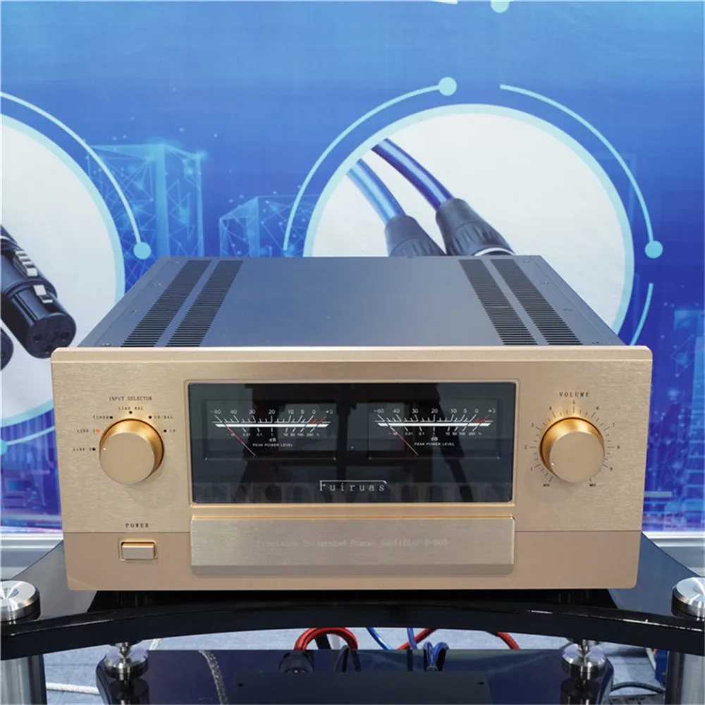 Усилитель Accuphase E-800 Class AB с двойным выходом Bi-wire, двойной мощностью 400Вт+400Вт, работающий от сети 220В/110В.