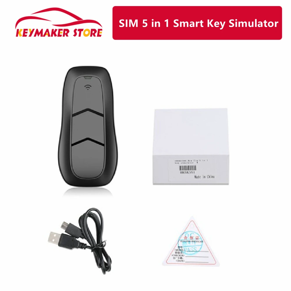 

Высокое качество OBDSTAR ключ SIM 5 в 1 смарт-ключ симулятор Поддержка Toyota 4D и H Чип работает с X300 DP Plus & X300 Pro4