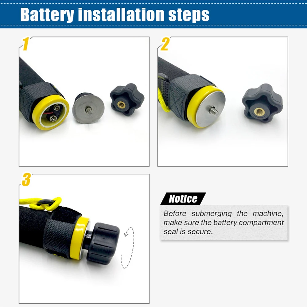 Высокочувствительный портативный подводный импульсный индукционный ручной