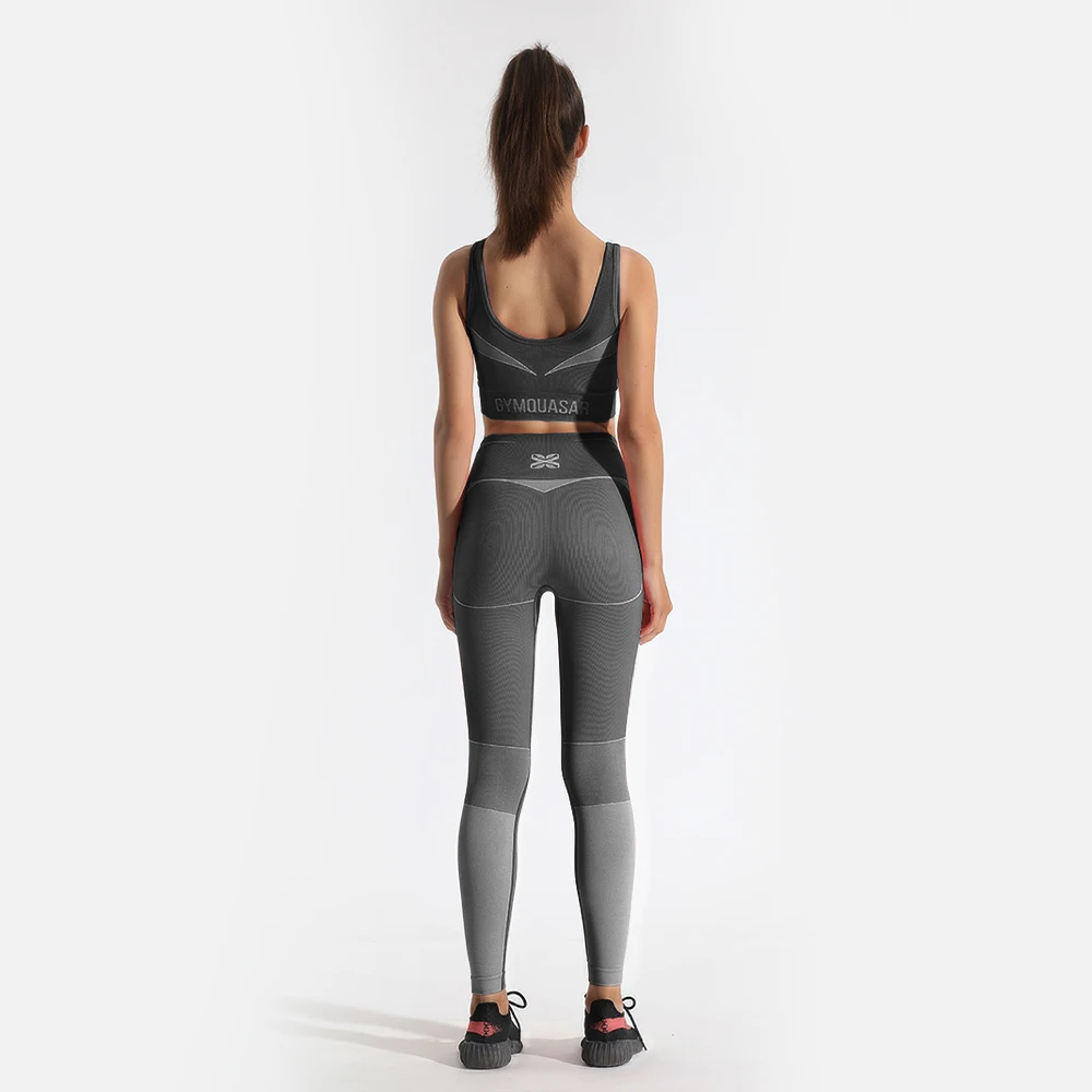 

Gym 2021 Seamless Clothes Women Yoga Set Fitness Running Sportswear Clothing High Waist Bras Leggings Sport Suits Workout Tops