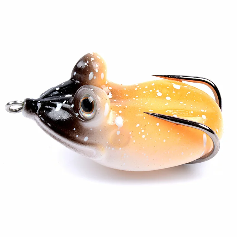 

1PCS Minnow Fishing Lure Double Propeller Frog Soft Bait Silicone 11.6g Artificial Crankbait Wobbler Jig Trolling Soft Lure