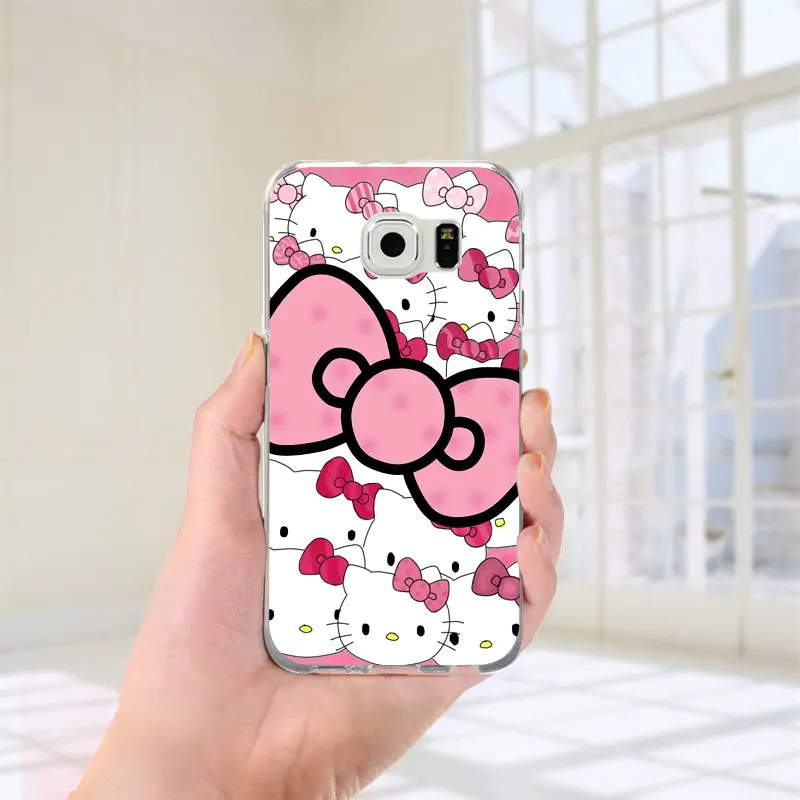 Picture 11 Мягкие чехлы для samsung Galaxy A10 A20 A30 A40 A50 A60 A70 A80 A90 J1 J2 J3 J5 J7 Prime Pro "Хелло Китти" с принтом Китти Кэт Стиль - Цвет: Picture 11