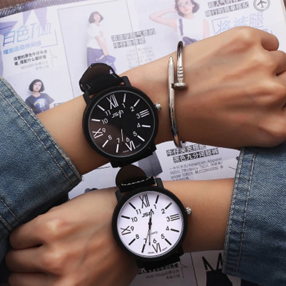 Lovers Wrist Watch Mens Womens Bracelet Watches Female Quartz Wristwatches Fashion Clock Ladies Watc
