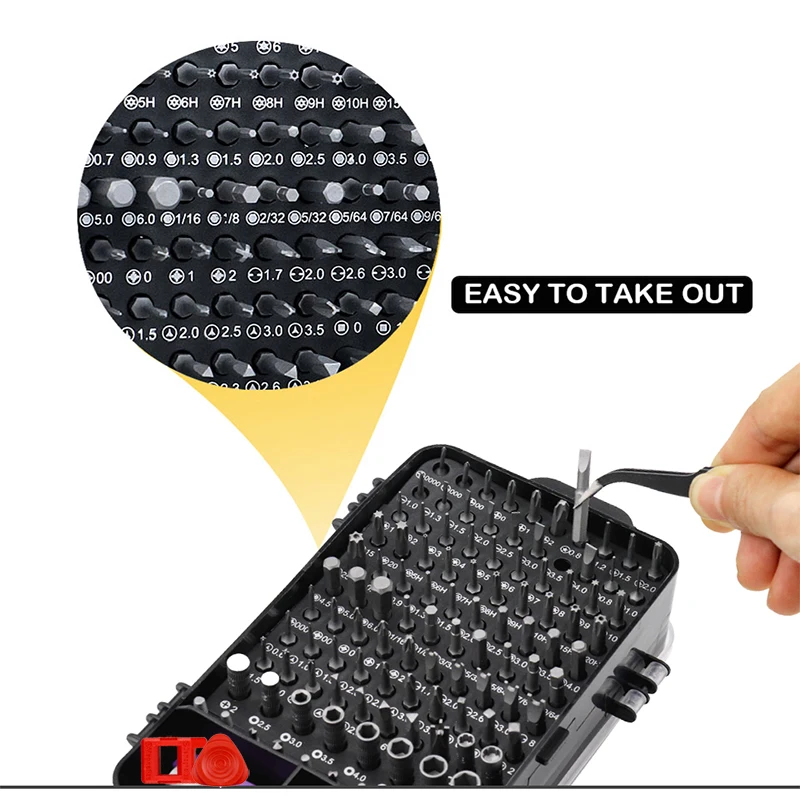 

Screwdriver Set 25/135 In 1 Precision Screw Driver Bit Magnetic Phillips Laptop Mobile Phone Repair Hand Tools Screwdriver Kit