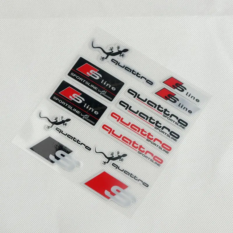 Автомобильные наклейки подходящие для Audi декоративные светоотражающие