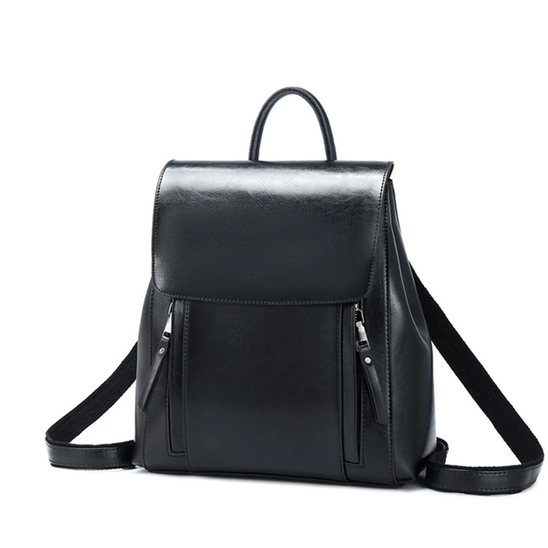 

RanHuang 2020 Women Fashion Backpack High Quality Split Leather Backpack Women's Travel Bags School Bags For Teenage Girls