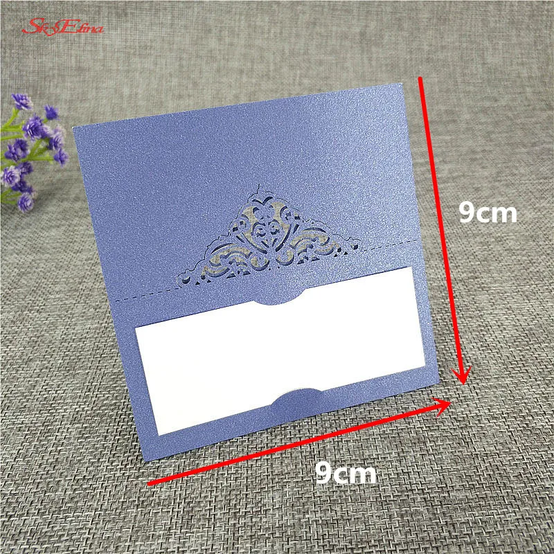 10/50/100 шт. винтажные свадебные пригласительные открытки с лазерной резкой для