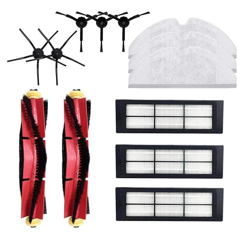 

Запчасти для робота-пылесоса Roborock S5 S6 S50 E20 E25 E35 Xiaomi, набор аксессуаров, фильтр, боковые щетки