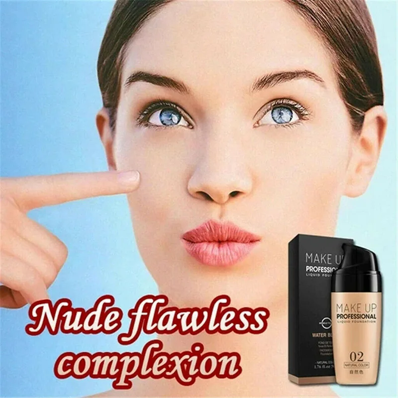 Лучший Гладкий тональный крем для лица основа консилера матовый стойкий макияж 30