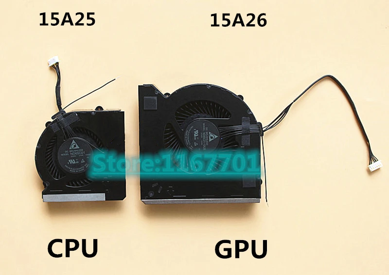 

New Original Laptop/Notebook CPU GPU Cooling Fan For Lenovo ThinkPad P70 P71 ND65C01-15A26 ND65C01-15A25