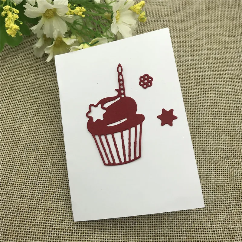 Украшение торта в виде свечи металлические штампы для вырезания рукоделия