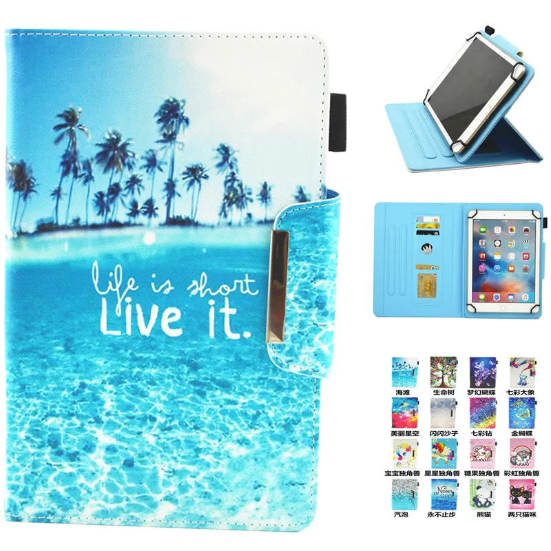 Универсальный чехол из искусственной кожи для планшета PIXUS Vision Joker Blast 10 1 дюймов