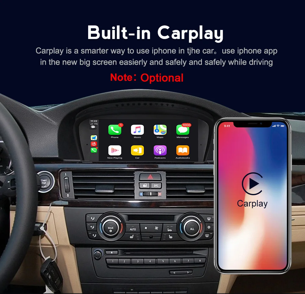 Автомагнитола для BMW мультимедийный проигрыватель на Android 10 0 4 Гб ОЗУ 64 ПЗУ 25 дюйма