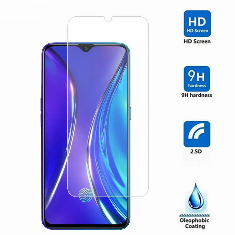 Защитное стекло для экрана Oppo Realme X2 x lite из закаленного стекла для Oppo Realme 3 5 pro glass Realme c1 c2 Q с защитой от царапин