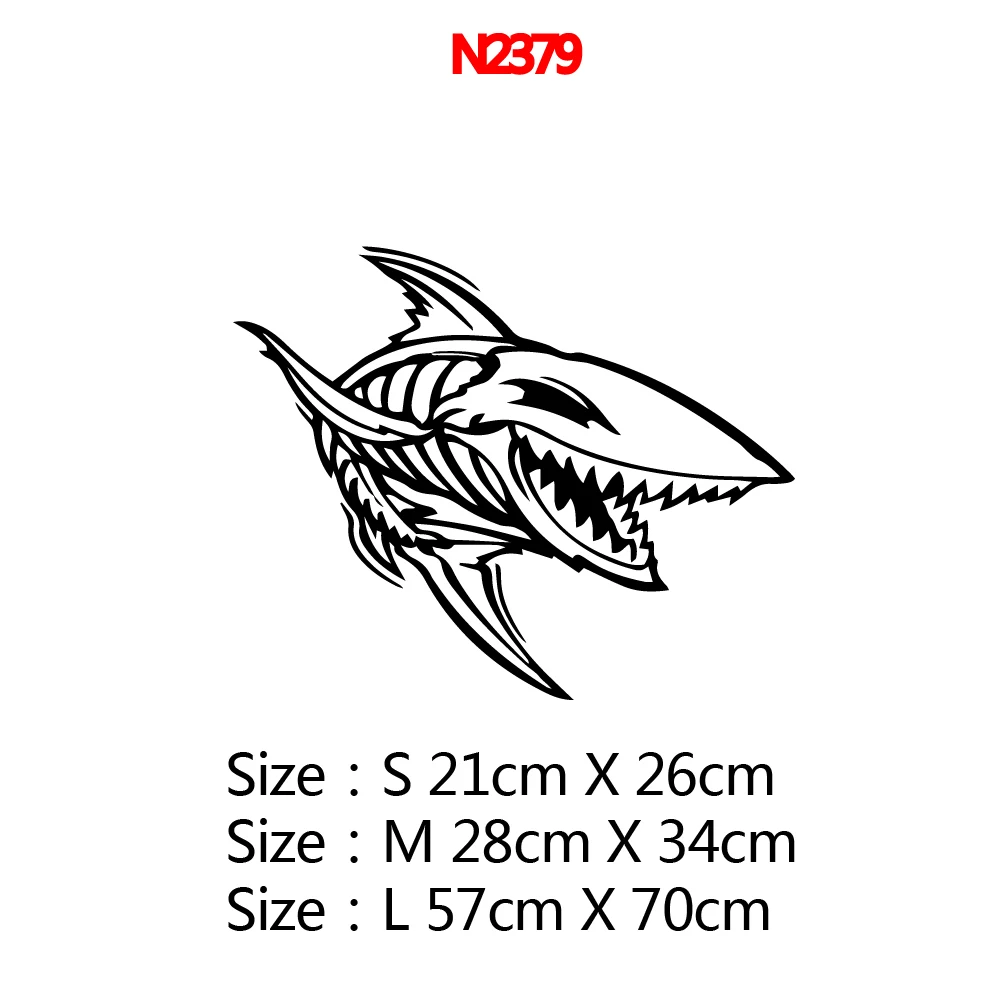 

Diy Fish Bone Vinyl Wrap Interesting Vinyl Decals Car Sticker Black/Silver Car-Styling