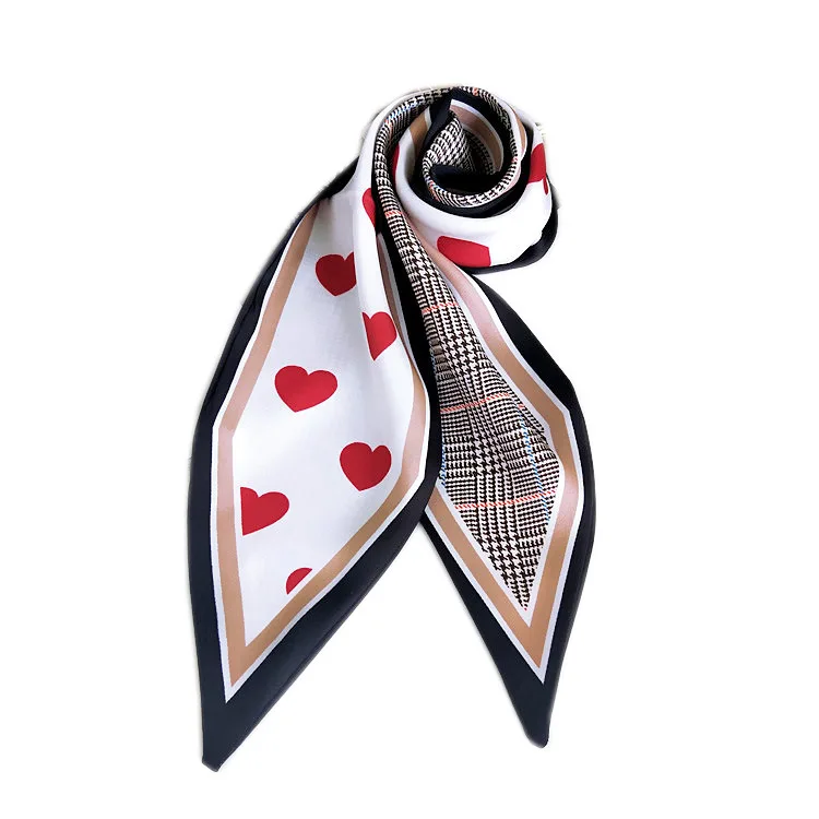 Женский шарф с острым носком на весну-осень |