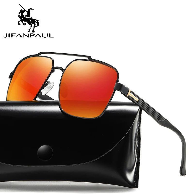 

JIFANPAUL brand classic flight anti-glare glasses male polarized design glasses for men drivers retro sun glasses for men