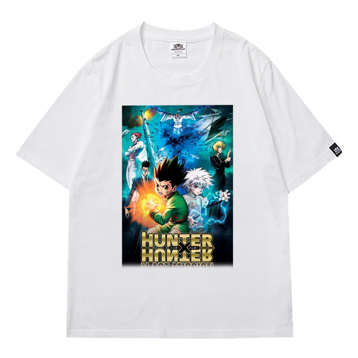 

HUNTER X HUNTER Harajuku Men T-shirt Man Streetwear Print Tops & Tees Mens Oversized T-shirt Casual Hipster T Shirt Short Sleeve