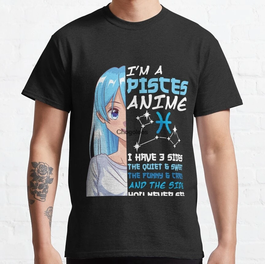 Футболка Мужская/женская с рисунком зодиака I am a Pisces |