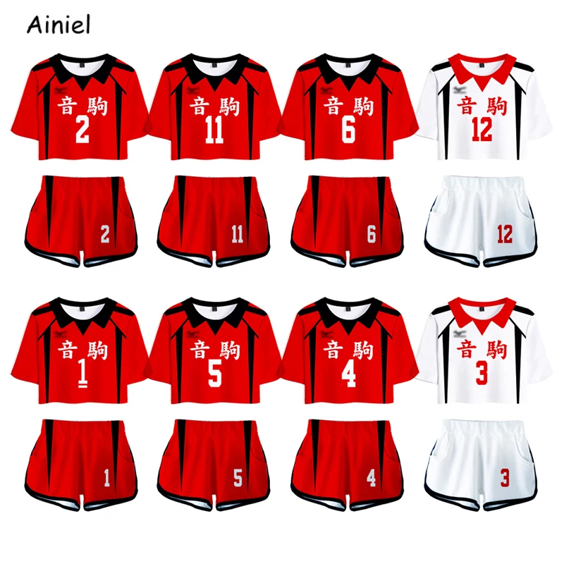 Шорты для косплея Аниме Haikyuu Nishinoya Kuroo Tetsurou рубашка Джерси Kenma Kozume Nekoma Tooru Hinata